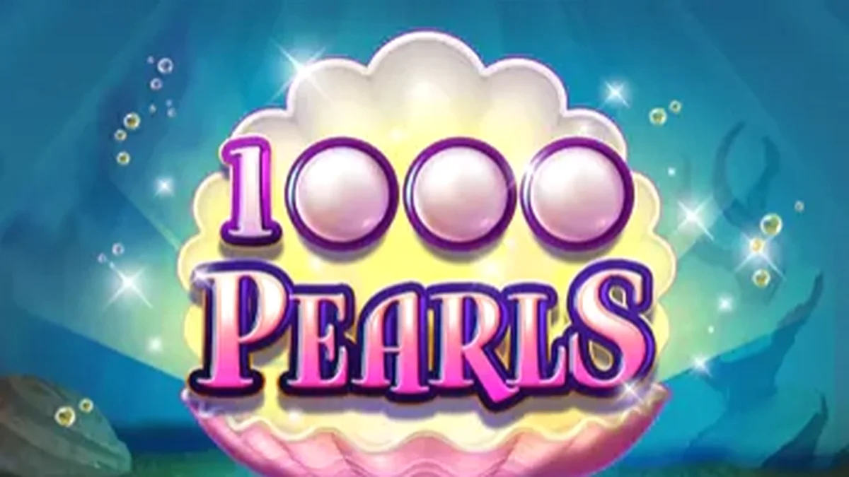 Interface do jogo de slot 1000 Pearls com tema subaquático